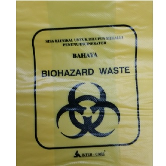 YELLOW BIOHAZARD WASTE BAG